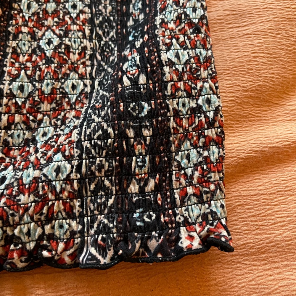 Stretchy Floral Tube Top Size M